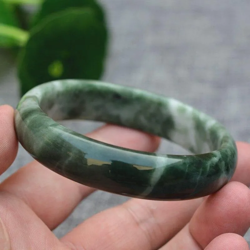 Pure Jade Bangle Bracelet