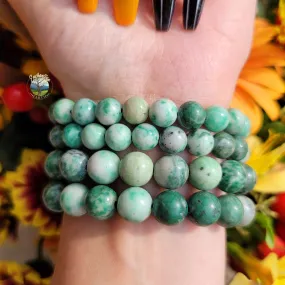 Qinghai Jade Bracelet for Abundance, Health and Protection