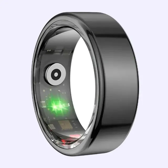 R02 Smart Ring: Titanium Steel, Health Monitoring, Waterproof, Multi-Sport Modes