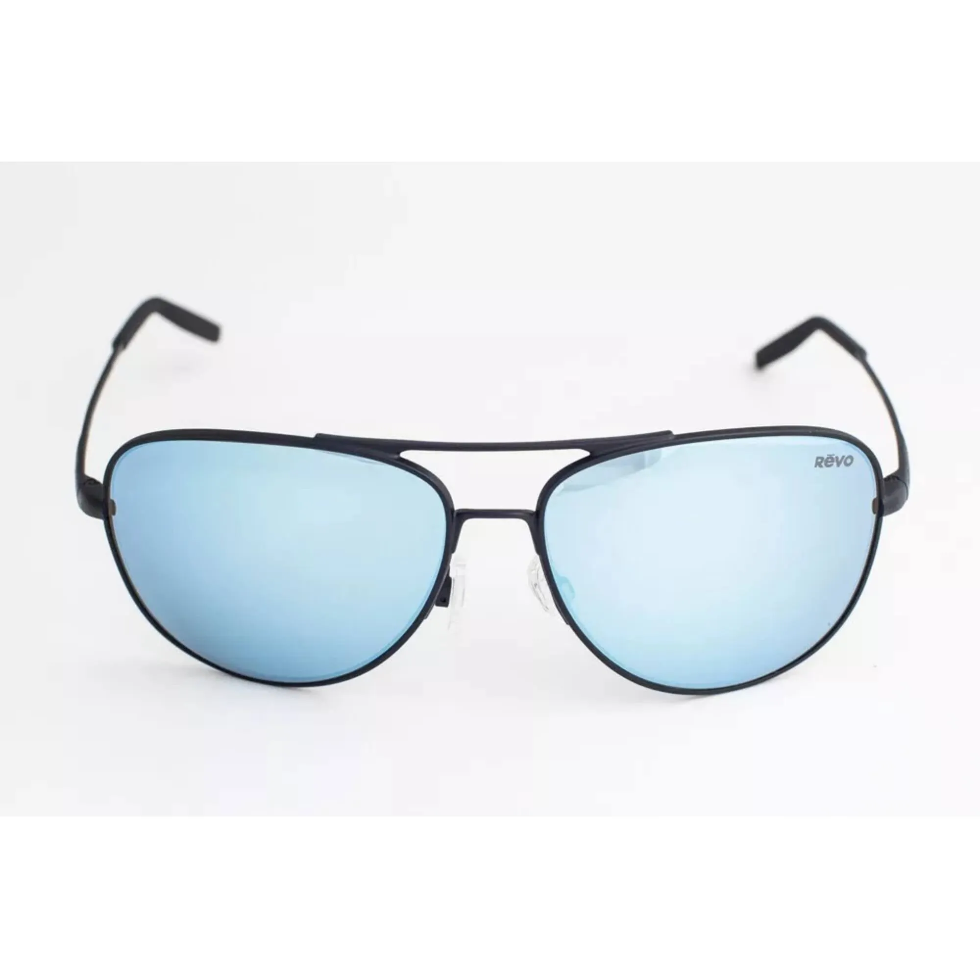 Revo Men's Sunglasses - Windspeed Blue Lense Full Rim Aviator Frame | 3087 01 BL