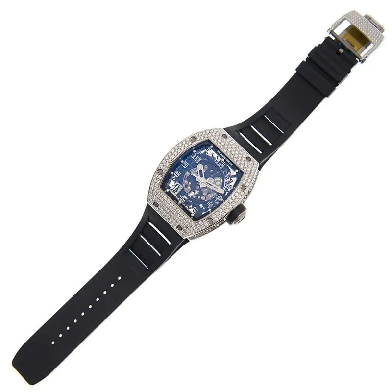 Richard Mille Automatic Men's 18kt White Gold Watch RM010