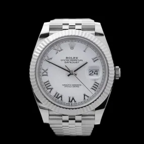 Rolex - 2021 Datejust 41 ‘White Roman’