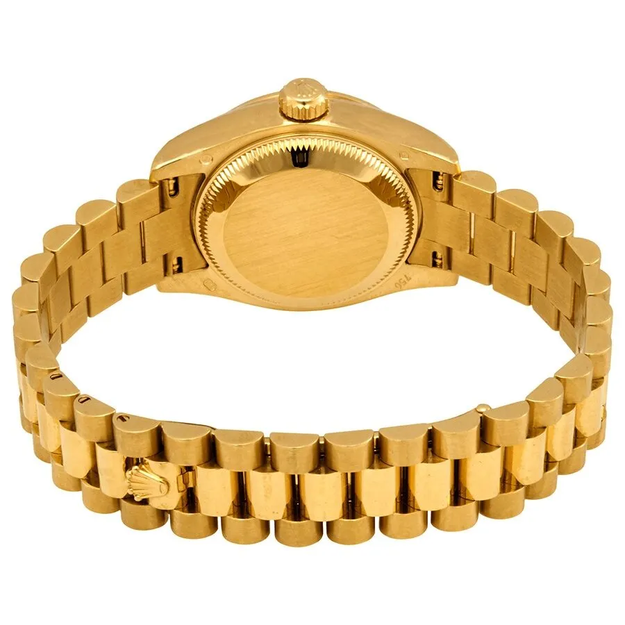 Rolex Lady-Datejust 26 Mother Of Pearl Dial 18K Yellow Gold President Automatic Ladies Watch 179138MDP