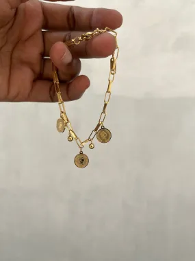 Roman charm bracelet