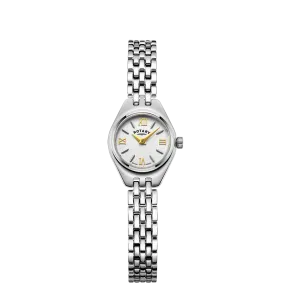 Rotary Ladies Steel Mini Traditional Cocktail Bracelet Watch
