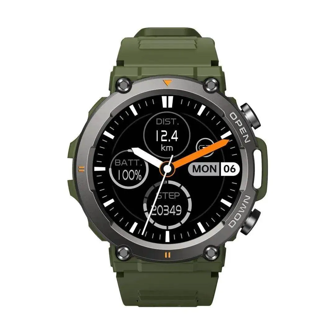 Rugged Fitness Sports Smartwatch for Men