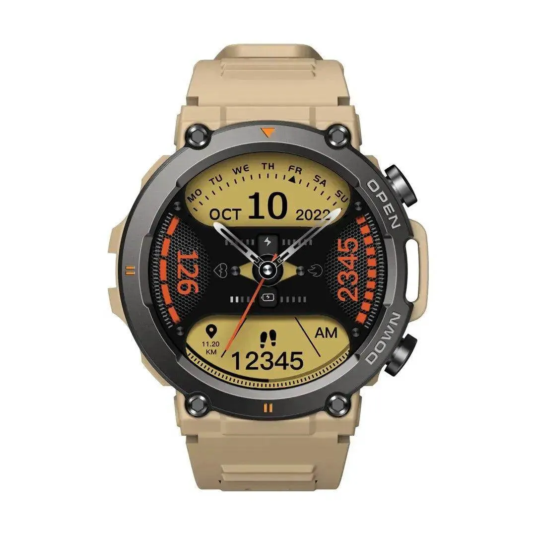 Rugged Fitness Sports Smartwatch for Men