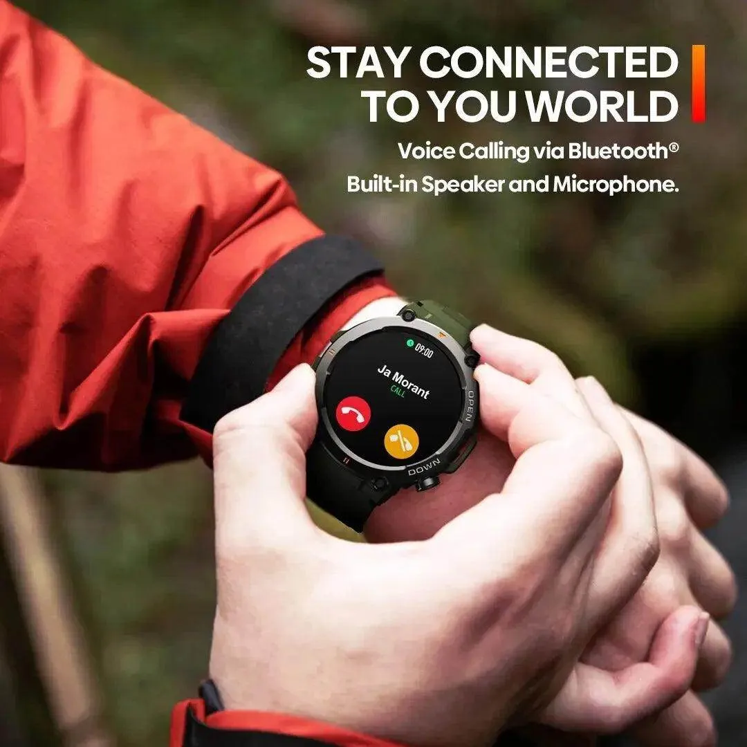 Rugged Fitness Sports Smartwatch for Men