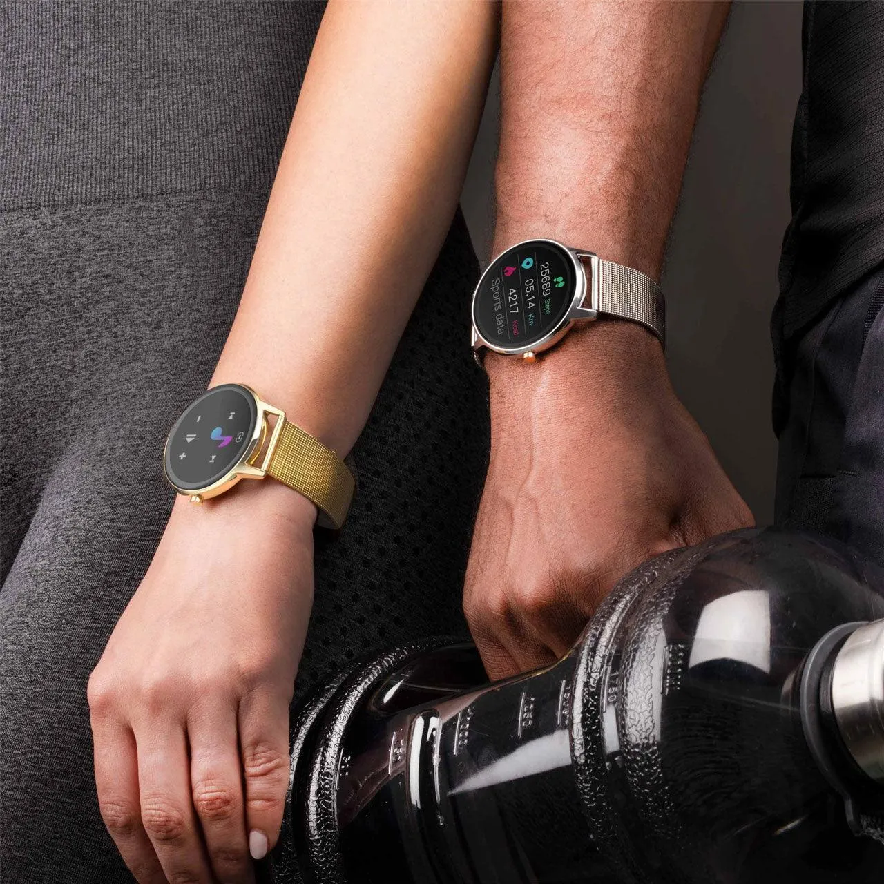 Sekonda Flex Smartwatch | Silver Case & Mesh Strap | 40526