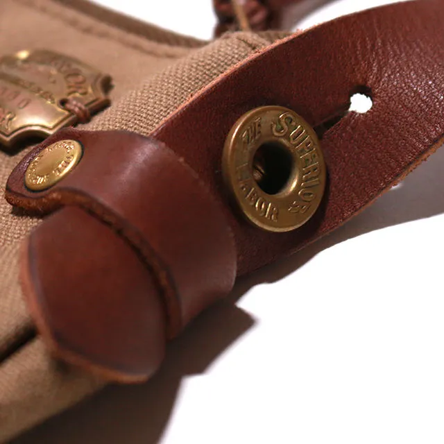 SL0038 leather bottom shoulder bag L