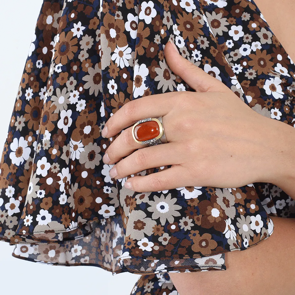Spessartine Garnet Ring