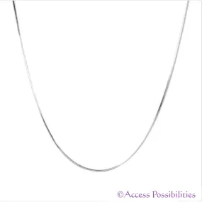 Sterling Silver Serpentine Snake Chain