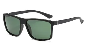 Stylish Green Square Sunglasses for Men - Classy Summer Accessory