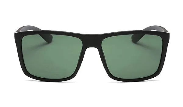 Stylish Green Square Sunglasses for Men - Classy Summer Accessory