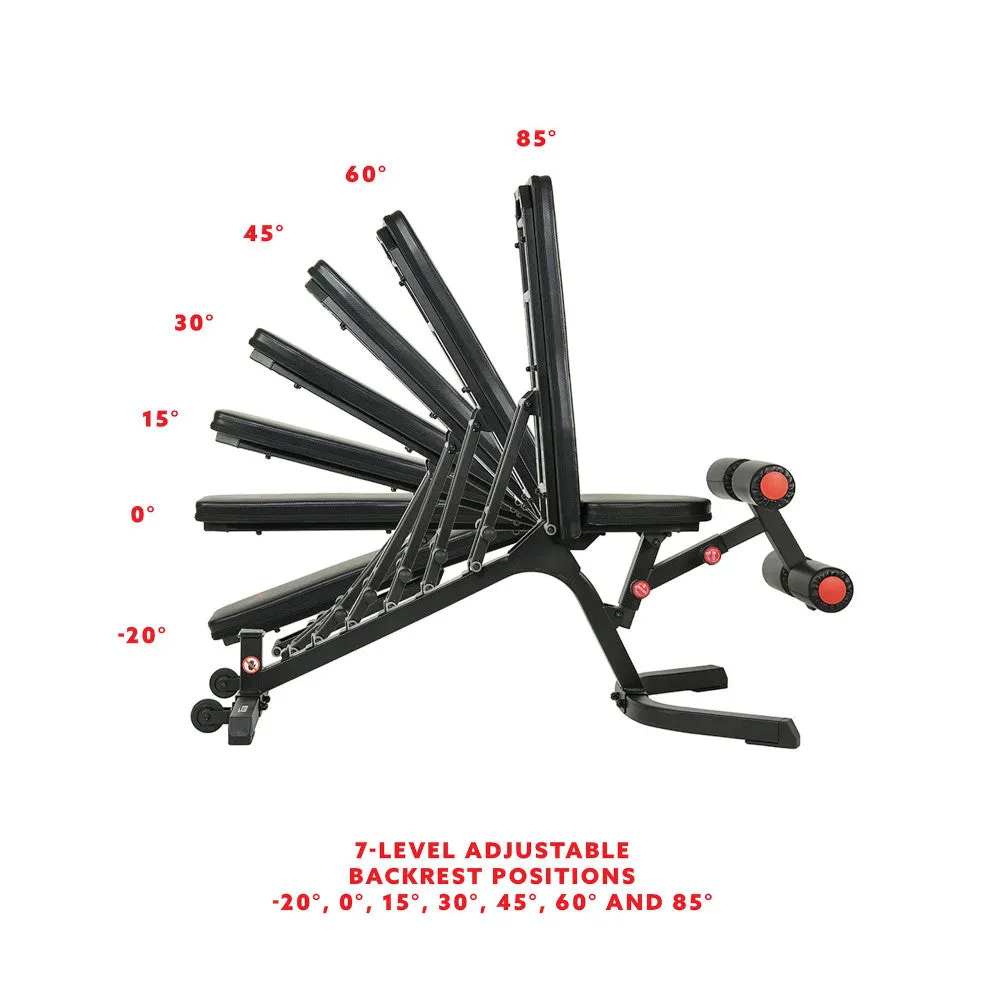 Sunny Health & Fitness Adjustable Utility Weight Bench