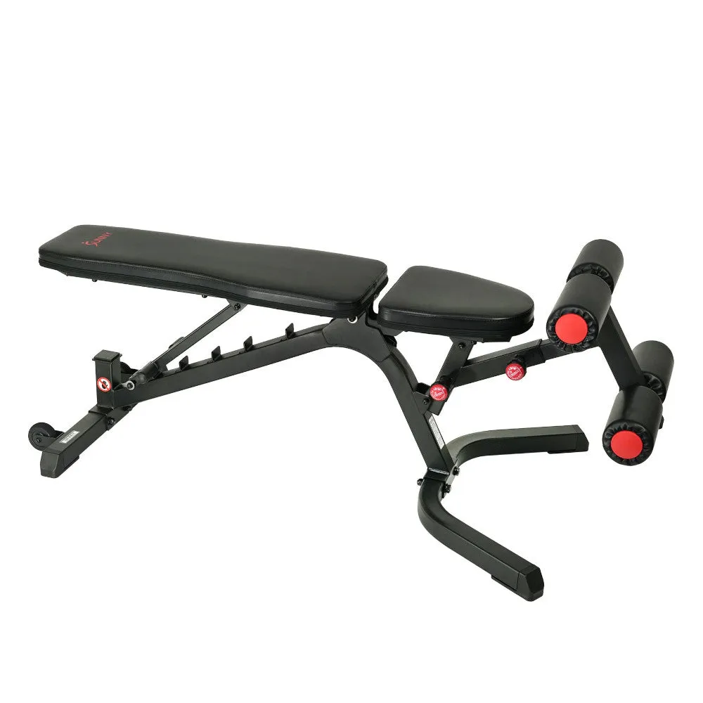 Sunny Health & Fitness Adjustable Utility Weight Bench
