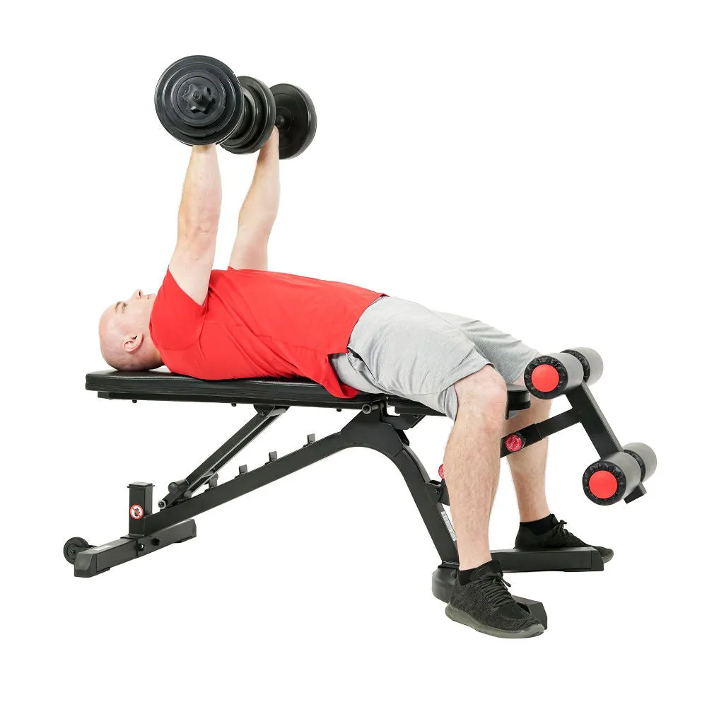 Sunny Health & Fitness Adjustable Utility Weight Bench