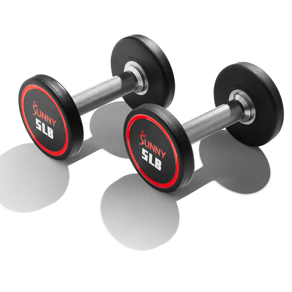 Sunny Strength™ Premium Polyurethane Round Dumbbell 5 - 55LBS