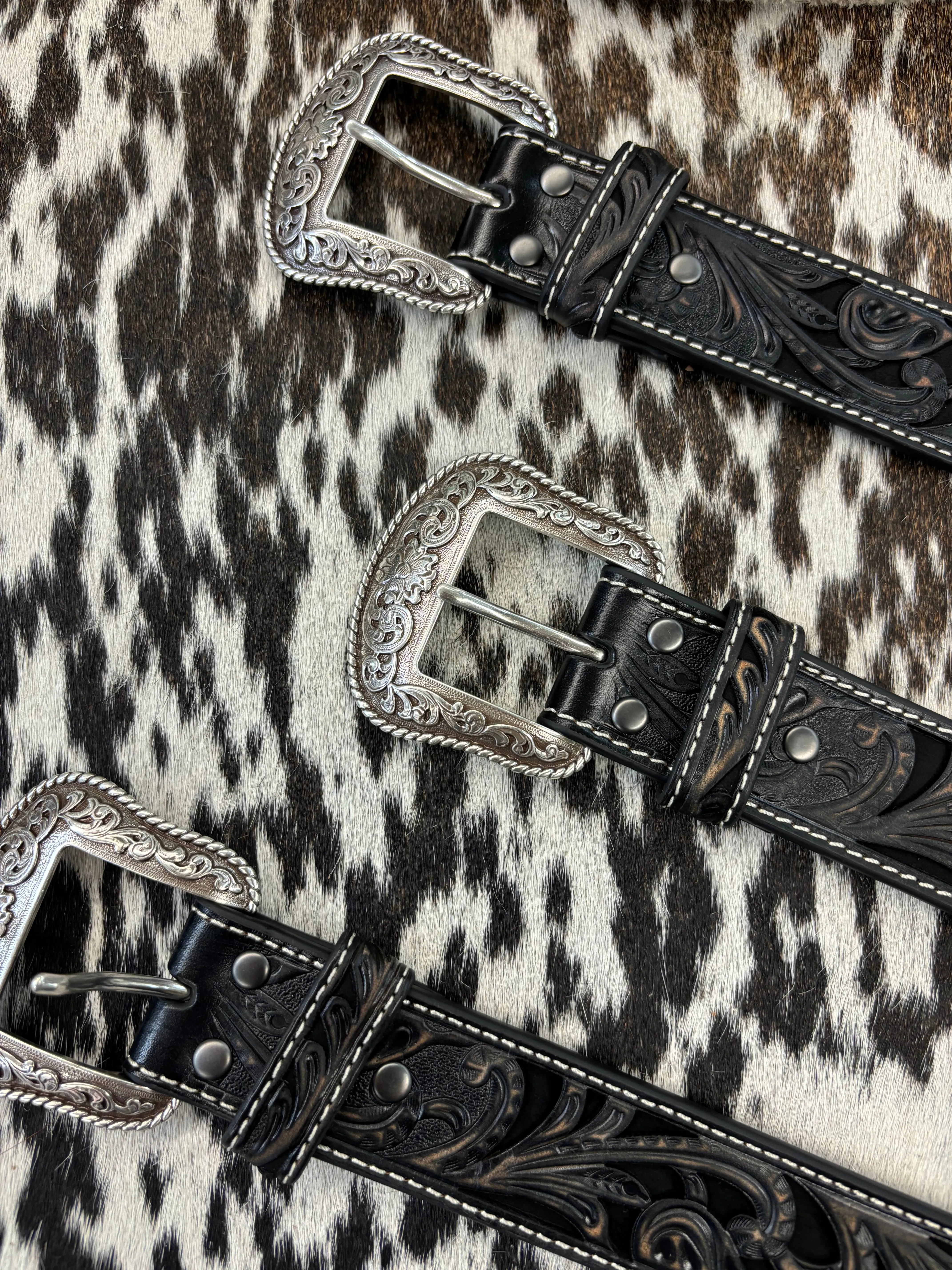 The Ariat Amarillo Tooled Belt