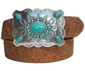 The "Cloverleaf" Leather Belt
