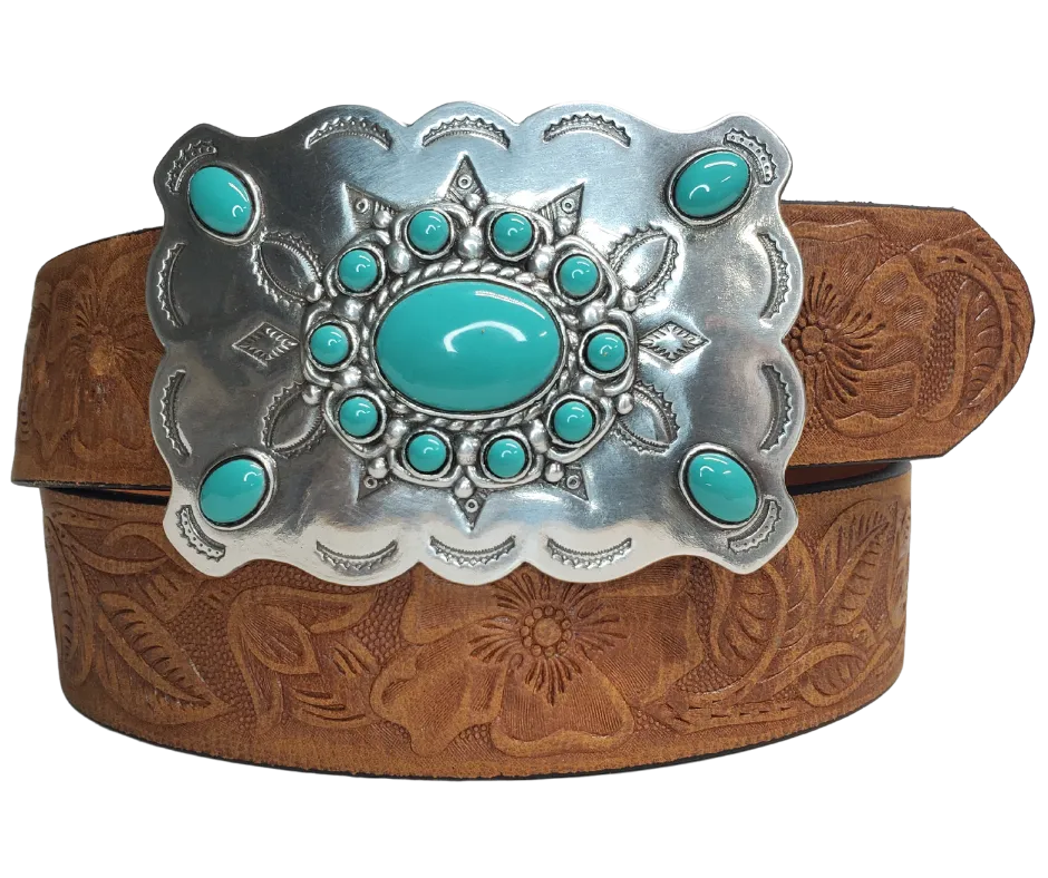 The "Cloverleaf" Leather Belt