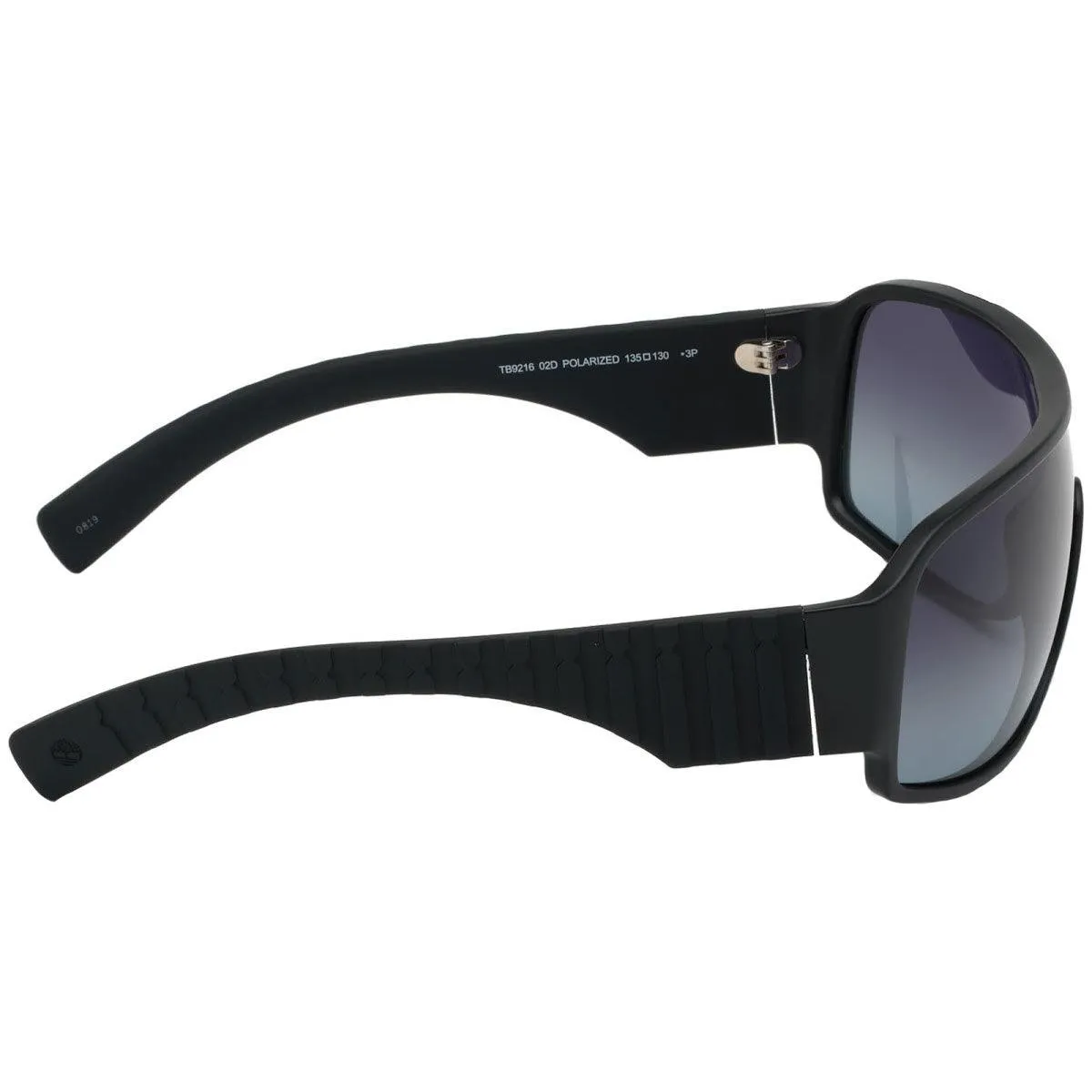 Timberland Men's Sunglasses - Smoke Polarized Lens Matte Black Frame | TB9216 0002D