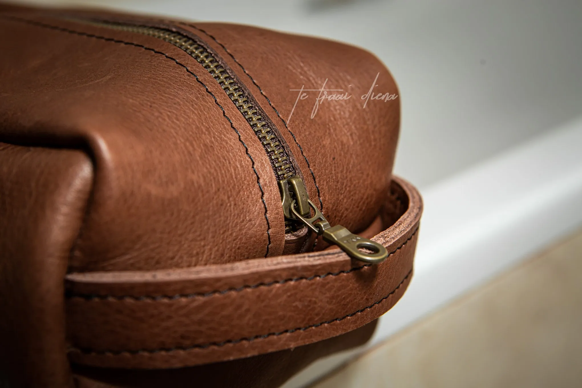 Toiletry Bag - Brown