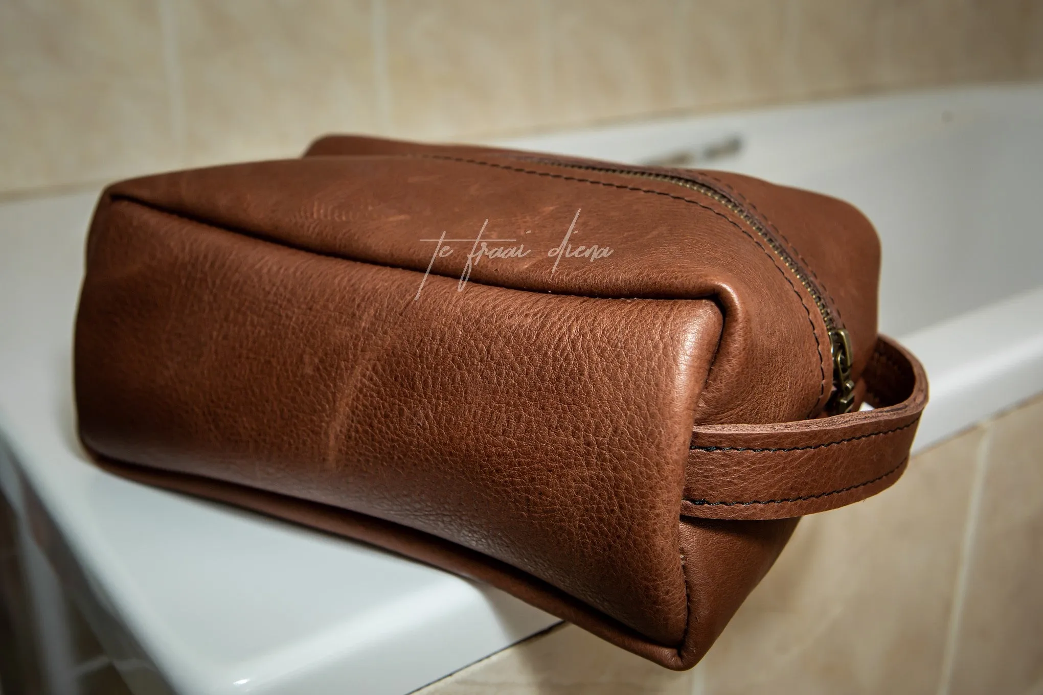 Toiletry Bag - Brown