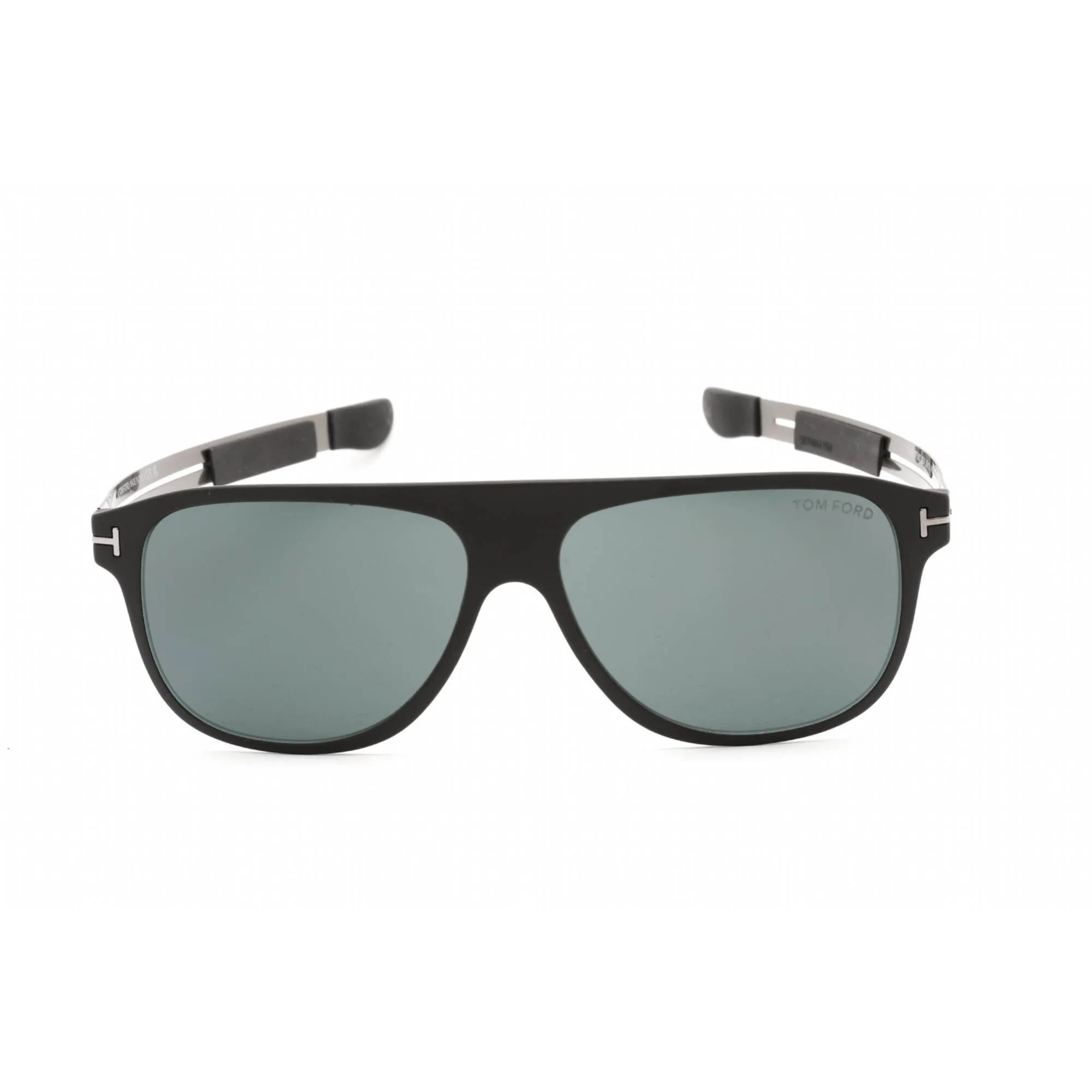 Tom Ford Men's Sunglasses - Matte Black Rectangular Shape Frame Blue Lens | FT0880 02V