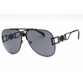 Versace Unisex Sunglasses - Matte Black Metal Full Rim Frame | 0VE2255 126187