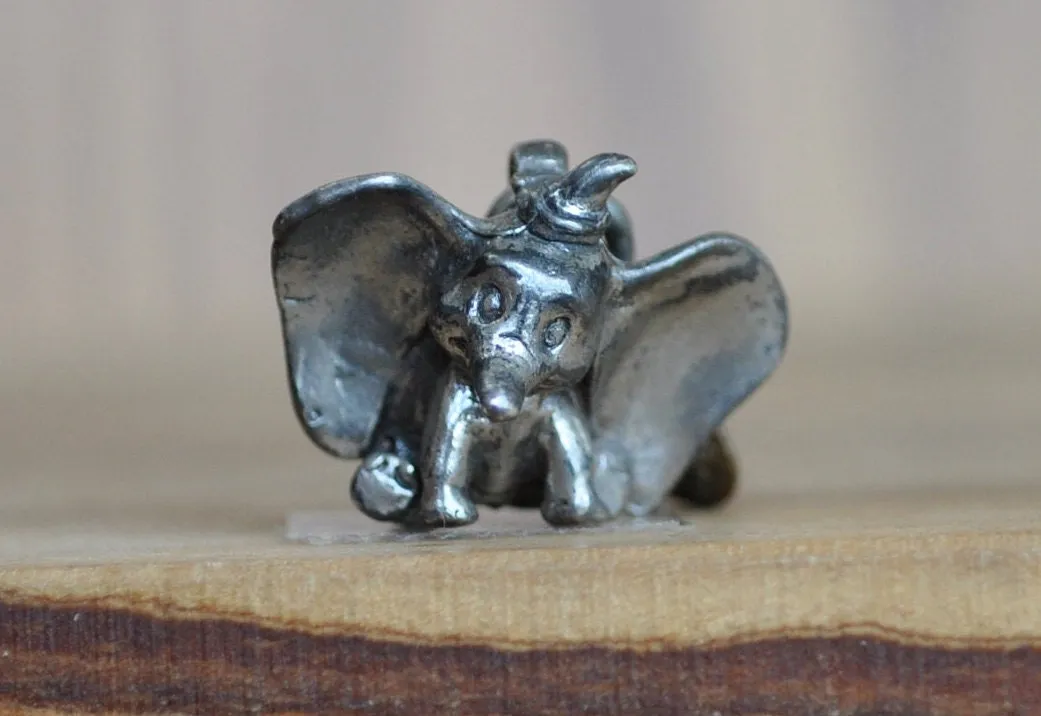 Vintage Disney Dumbo Charm! Sterling Silver, Stamped "Walt Disney Prods" & "Sterling" - Collectible Vintage Disney Charm, Disney Jewelry