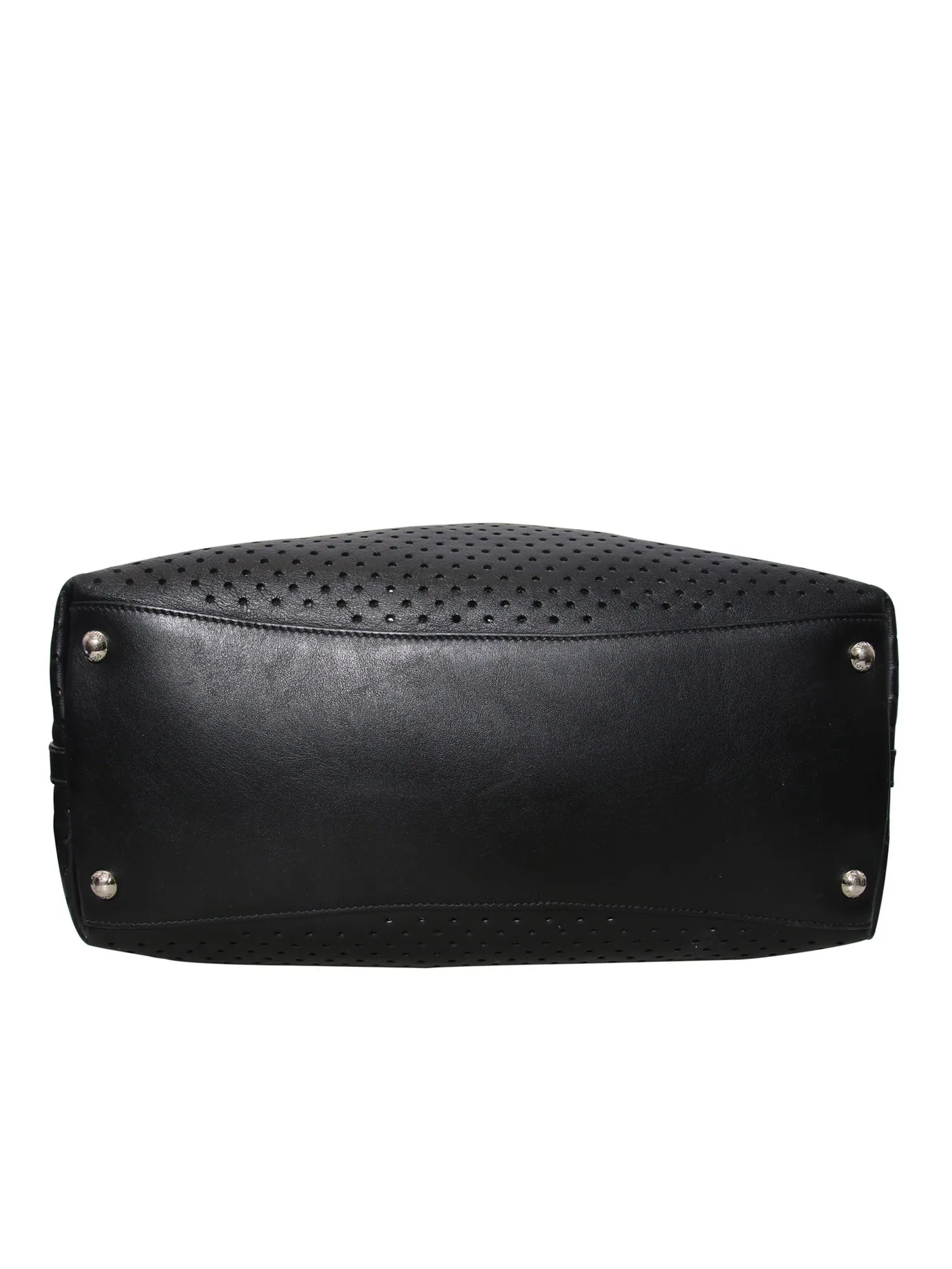 Vitello Fori Leather Tote Bag with Pouch