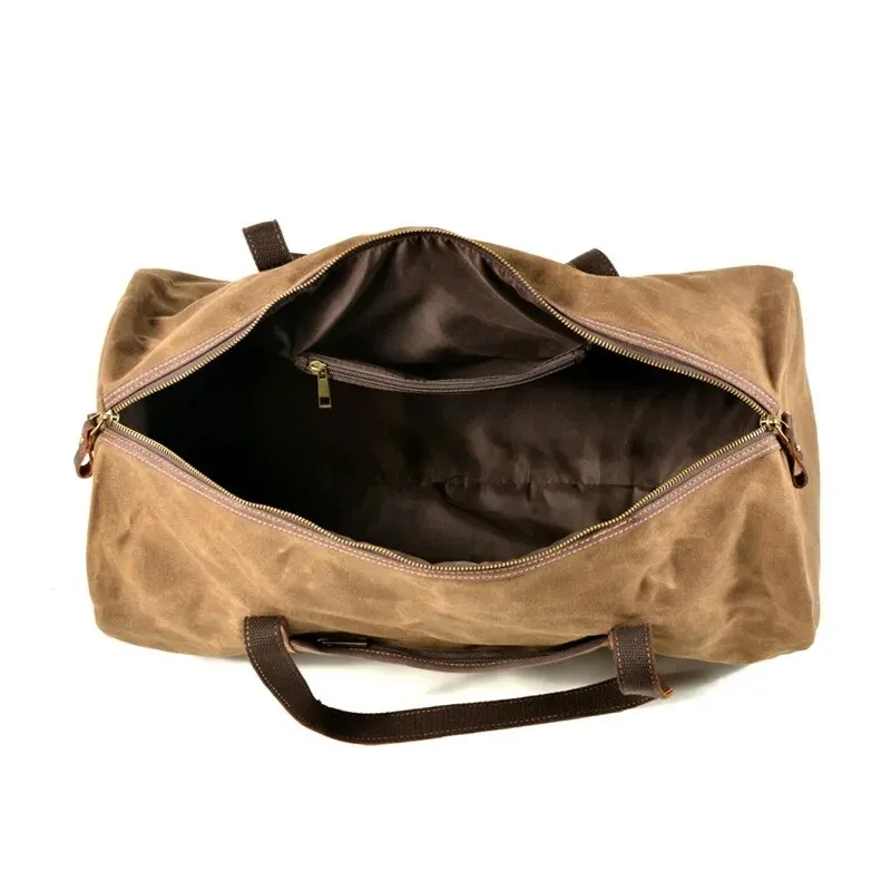 Waxed Canvas Travel Bag