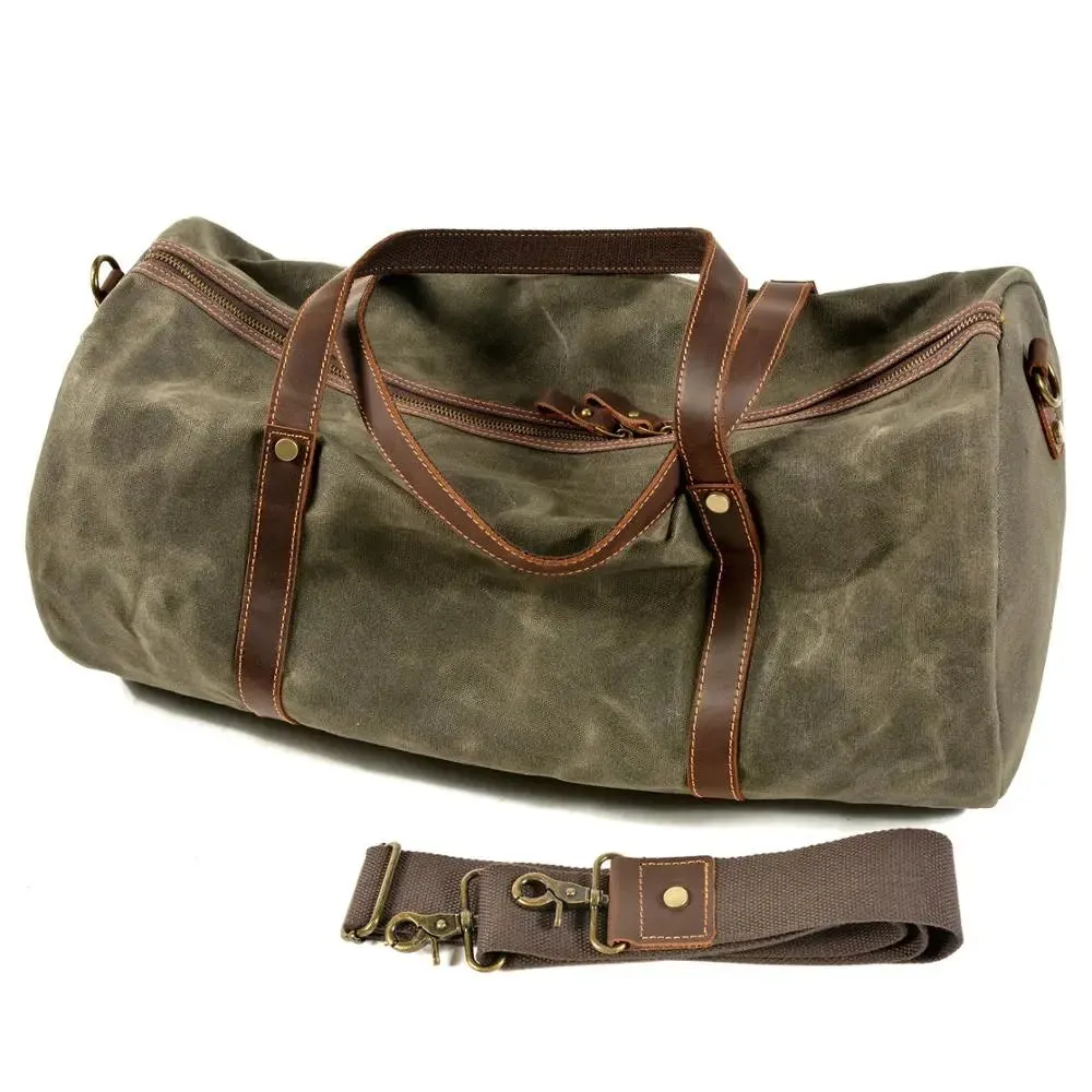Waxed Canvas Travel Bag