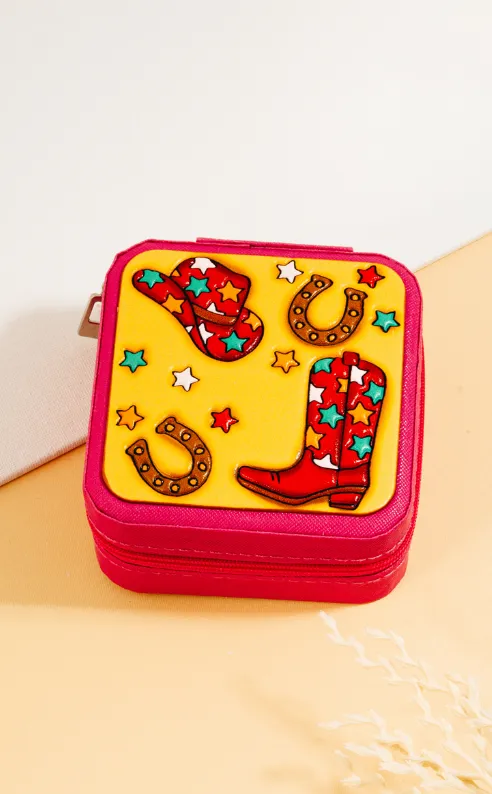 Western Travel Jewelry Box