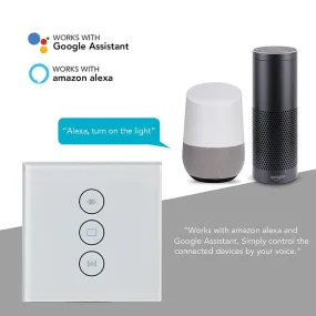 WiFi Smart Curtain Switch Smart Life Tuya for Electric Motorized Curtain Blind Roller Shutter Works with Alexa and Google Home
