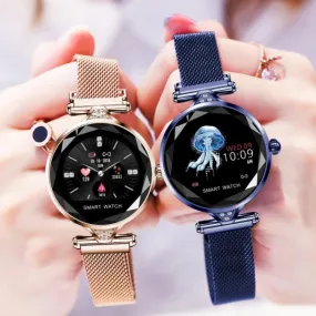 Women Heart Rate Blood Pressure Bracelet Smart Watches