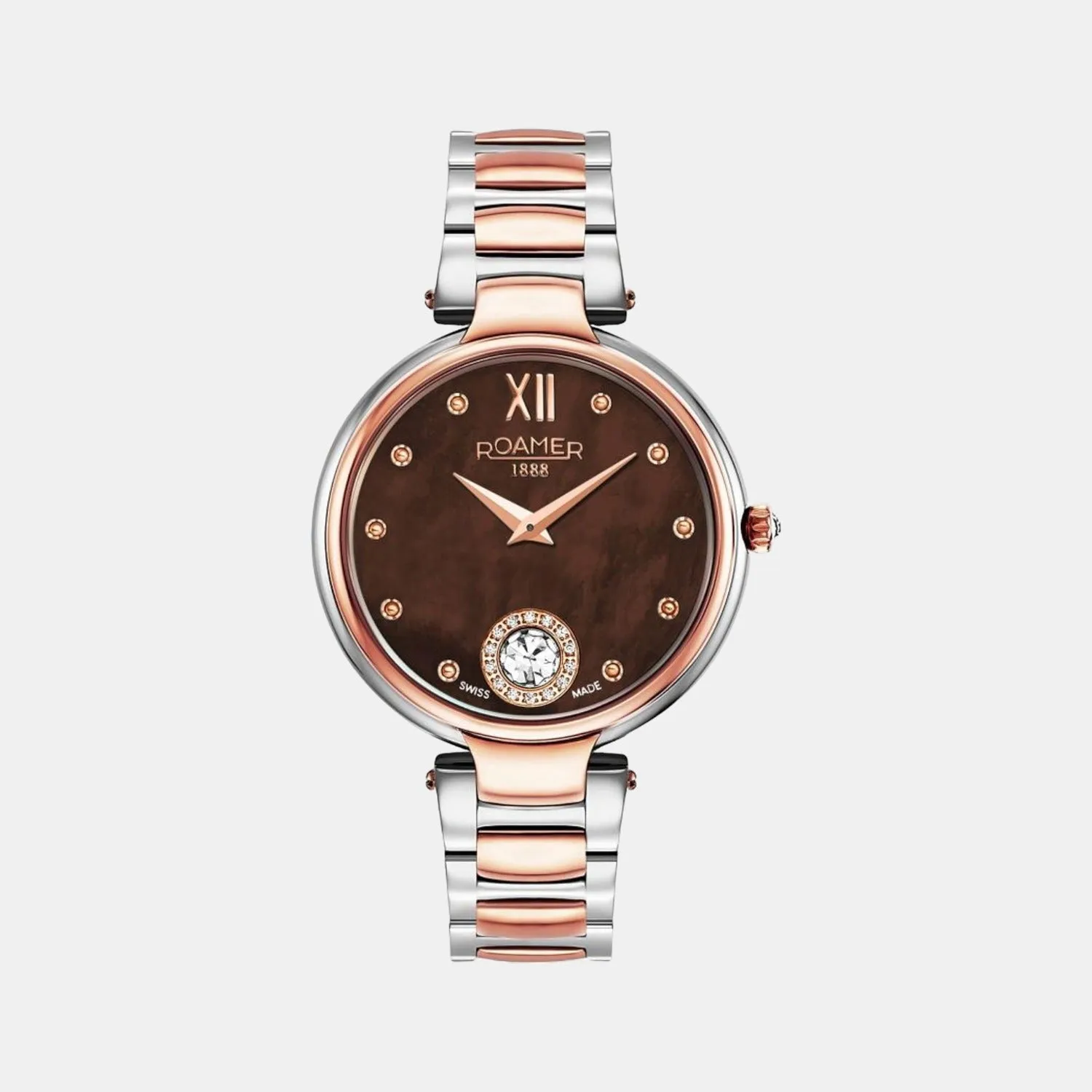 Women's Brown Analog Stainless Steel Watch 600843 49 69 50