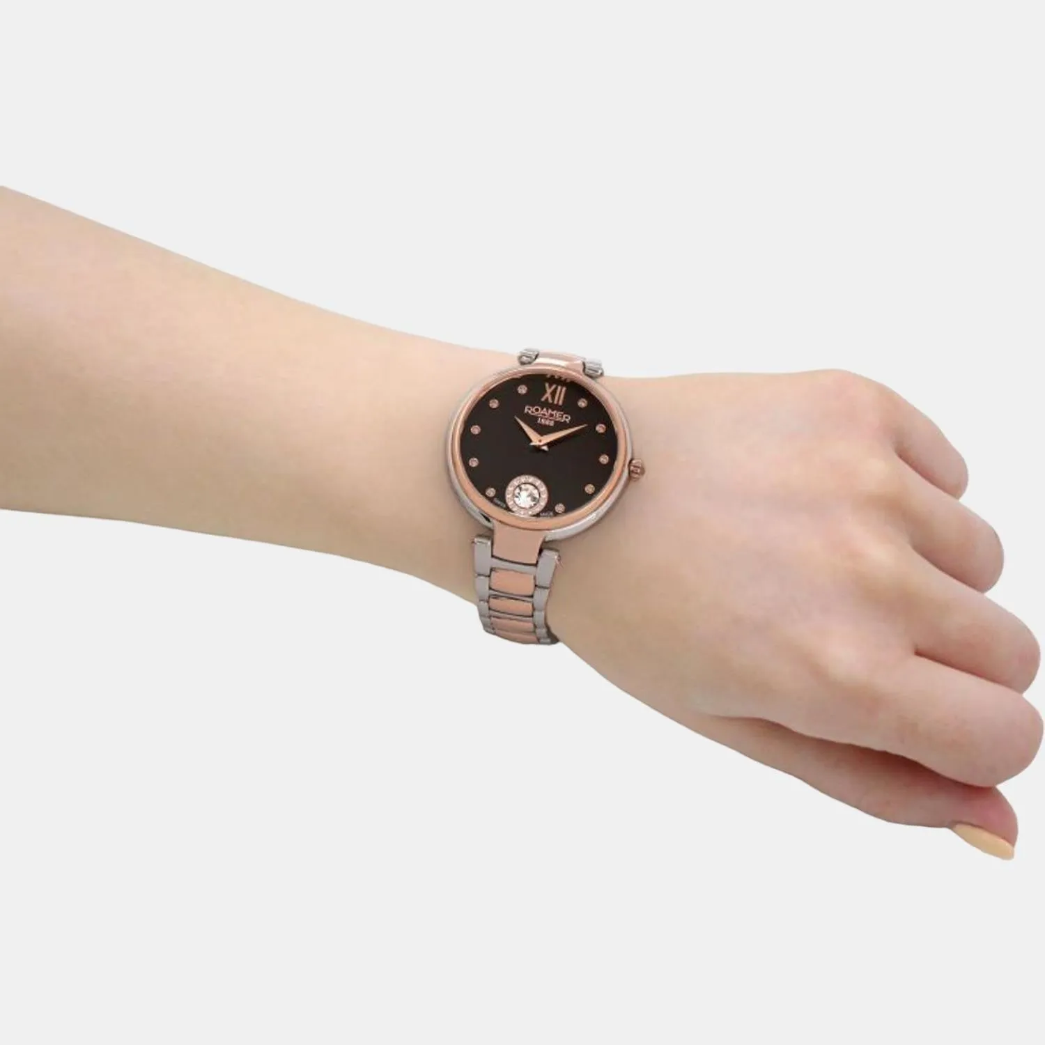 Women's Brown Analog Stainless Steel Watch 600843 49 69 50