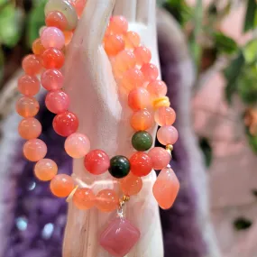 Yanyuan Agate & Jade Bracelet for Achieving Goals, Confidence and Health